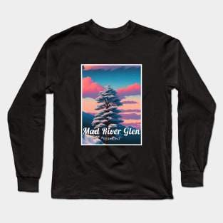 Mad River Glen Vermont Ski Usa Long Sleeve T-Shirt